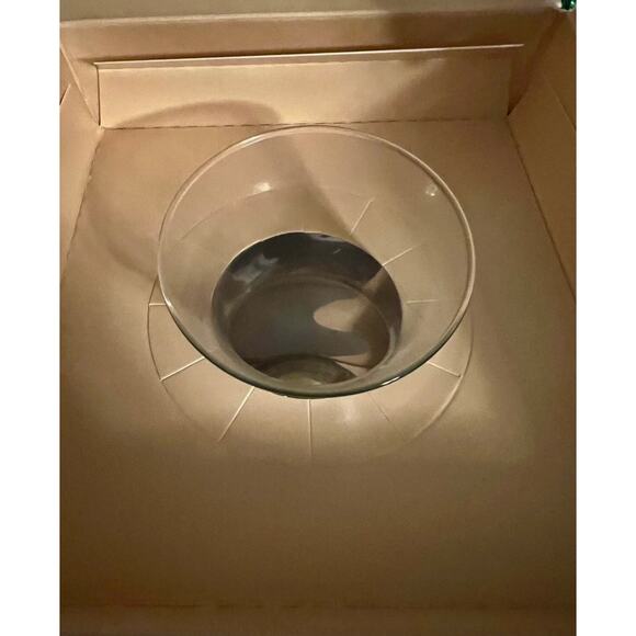 Vintage Lamplight Farms Clear Glass Hurricane Oil Lamp Green‎ Base-NEW - Picture 5 of 8